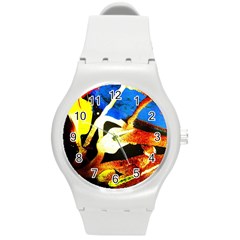 Drama Round Plastic Sport Watch (M)