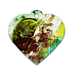 Doves Matchmaking 8 Dog Tag Heart (two Sides) by bestdesignintheworld