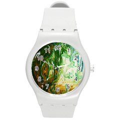 Close To Pinky,s House 11 Round Plastic Sport Watch (M)