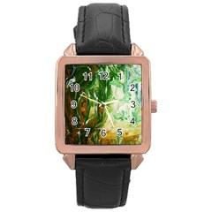 Close To Pinky,s House 11 Rose Gold Leather Watch 