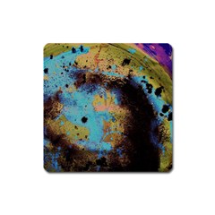 Blue Options 5 Square Magnet by bestdesignintheworld