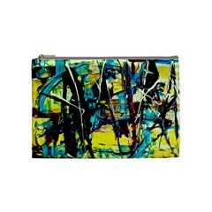 Dance Of Oil Towers 3 Cosmetic Bag (medium)  by bestdesignintheworld