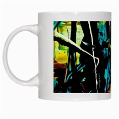 Dance Of Oil Towers 3 White Mugs by bestdesignintheworld