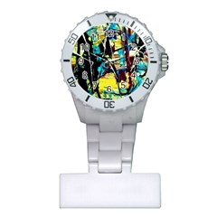 Dance Of Oil Towers 3 Plastic Nurses Watch by bestdesignintheworld