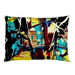 Dance Of Oil Towers 4 Pillow Case by bestdesignintheworld