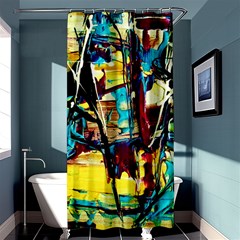 Dance Of Oil Towers 4 Shower Curtain 36  X 72  (stall)  by bestdesignintheworld