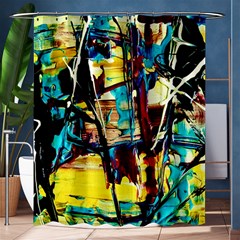 Dance Of Oil Towers 4 Shower Curtain 60  X 72  (medium)  by bestdesignintheworld