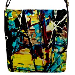 Dance Of Oil Towers 4 Flap Messenger Bag (s) by bestdesignintheworld