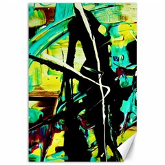 Dance Of Oil Towers 5 Canvas 12  X 18   by bestdesignintheworld