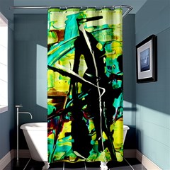 Dance Of Oil Towers 5 Shower Curtain 36  X 72  (stall)  by bestdesignintheworld