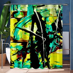 Dance Of Oil Towers 5 Shower Curtain 60  X 72  (medium)  by bestdesignintheworld