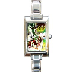 Doves Matchmaking 12 Rectangle Italian Charm Watch by bestdesignintheworld