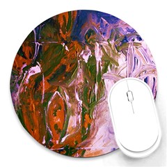 Close To Pinky,s House 12 Round Mousepads by bestdesignintheworld