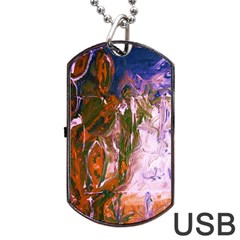 Close To Pinky,s House 12 Dog Tag Usb Flash (one Side) by bestdesignintheworld