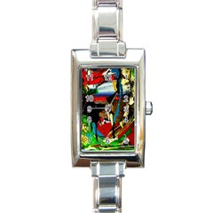 Catalina Island Not So Far 7 Rectangle Italian Charm Watch by bestdesignintheworld