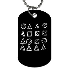 Drawing  Dog Tag (two Sides) by ValentinaDesign