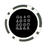 Drawing  Poker Chip Card Guard (10 pack) Front