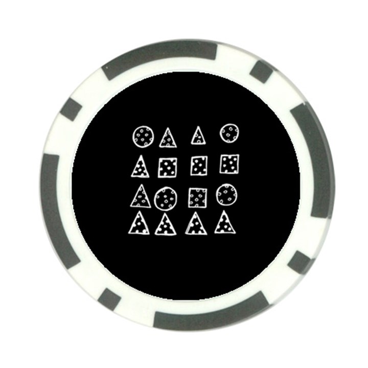 Drawing  Poker Chip Card Guard (10 pack)