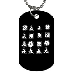 Drawing  Dog Tag (two Sides) by ValentinaDesign