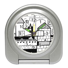 Drawing  Travel Alarm Clocks by ValentinaDesign