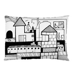 Drawing  Pillow Case by ValentinaDesign