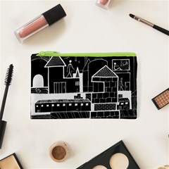 Drawing  Cosmetic Bag (xs) by ValentinaDesign