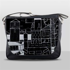 Drawing  Messenger Bags by ValentinaDesign