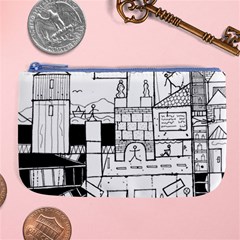 Drawing  Large Coin Purse by ValentinaDesign