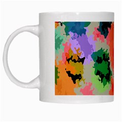 Colorful Spots                                   White Mug by LalyLauraFLM