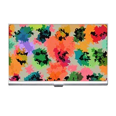 Colorful Spots                                   Business Card Holder by LalyLauraFLM