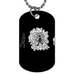 Drawing  Dog Tag (two Sides) by ValentinaDesign