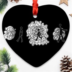 Drawing  Heart Ornament (two Sides)