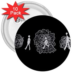 Drawing  3  Buttons (10 pack) 