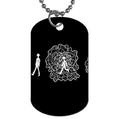 Drawing  Dog Tag (two Sides) by ValentinaDesign