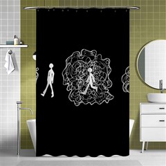 Drawing  Shower Curtain 48  x 72  (Small) 