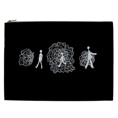 Drawing  Cosmetic Bag (xxl)  by ValentinaDesign