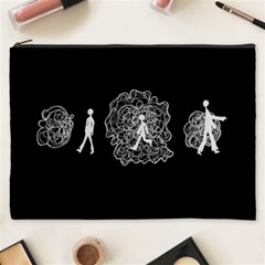 Drawing  Cosmetic Bag (xxxl)  by ValentinaDesign