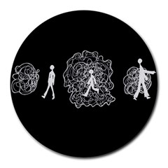 Drawing  Round Mousepads by ValentinaDesign