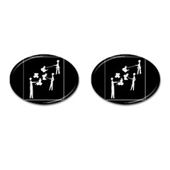 Drawing  Cufflinks (oval) by ValentinaDesign