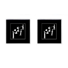 Drawing  Cufflinks (square) by ValentinaDesign