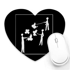 Drawing  Heart Mousepads by ValentinaDesign