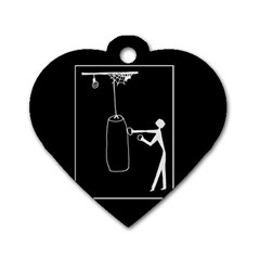 Drawing  Dog Tag Heart (one Side) by ValentinaDesign