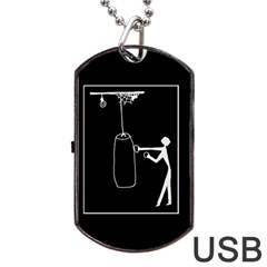 Drawing  Dog Tag Usb Flash (one Side) by ValentinaDesign