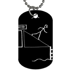 Drawing Dog Tag (two Sides) by ValentinaDesign