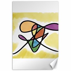 Abstract Art Colorful Canvas 24  X 36  by Modern2018