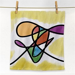 Abstract Art Colorful Face Towel by Modern2018