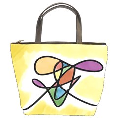 Abstract Art Colorful Bucket Bags by Modern2018