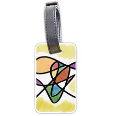 Abstract Art Colorful Luggage Tags (one Side)  by Modern2018