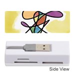 Abstract Art Colorful Memory Card Reader (Stick)  Front