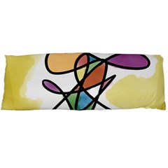 Abstract Art Colorful Body Pillow Case (dakimakura) by Modern2018